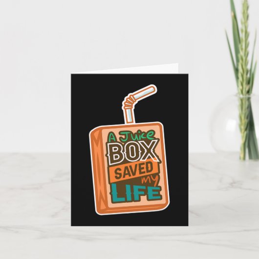 糖尿病認識度Aジュース救ボックス私の人生 カード (正面)