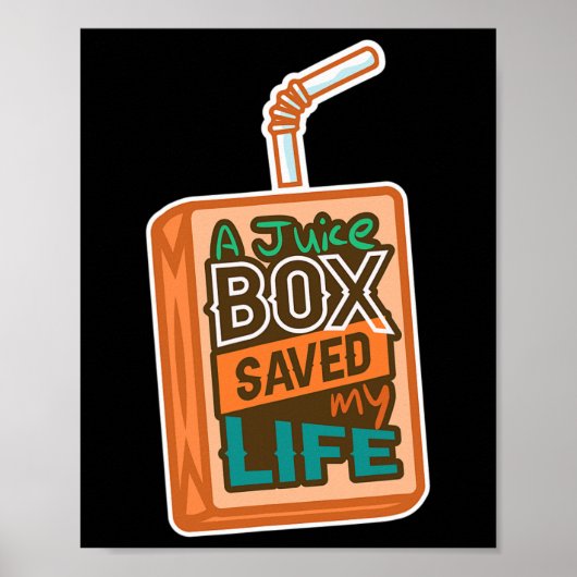 糖尿病認識度Aジュース救ボックス私の人生 ポスター (正面)