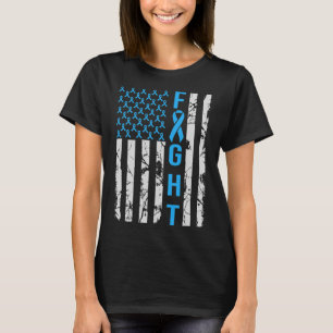 糖尿病認識度N Usa動揺して型国旗 Tシャツ