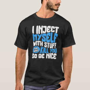 糖尿病認識度T1d型ワンインスリンウォリアーSu Tシャツ