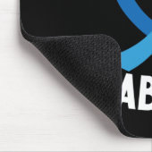 糖尿病認識度T1D戦士の糖尿病を粉砕 マウスパッド (コーナー)