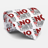 糖尿病1を拒否して下さい ネクタイ (ロール)