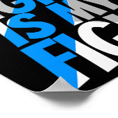 糖尿病1型リボン2型糖尿病認識度 ポスター (角)