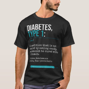 糖尿病1型定義自己免疫疾患 Tシャツ