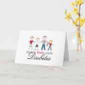 糖尿病 カード (黄色い花)