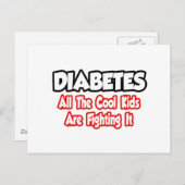 糖尿病…子供たちクールはみんな戦ってる ポストカード (正面/裏面)