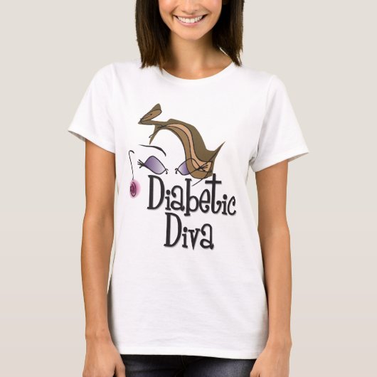 糖尿病(性)深呼吸 Tシャツ (正面)