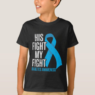 糖尿病(性)男子支援家族糖尿病認識度 Tシャツ