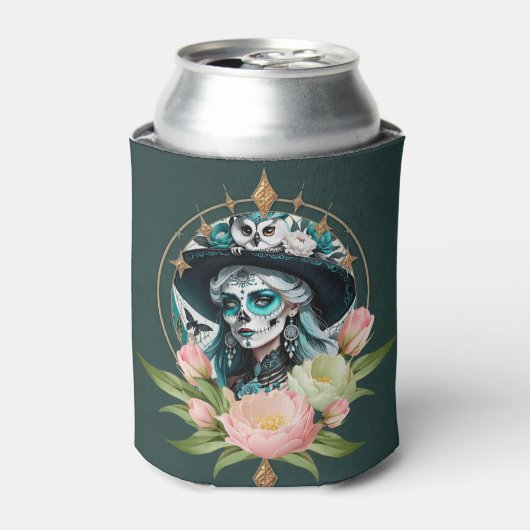 糖素晴らしスカル素晴らしメイクの人 缶クーラー (缶正面)