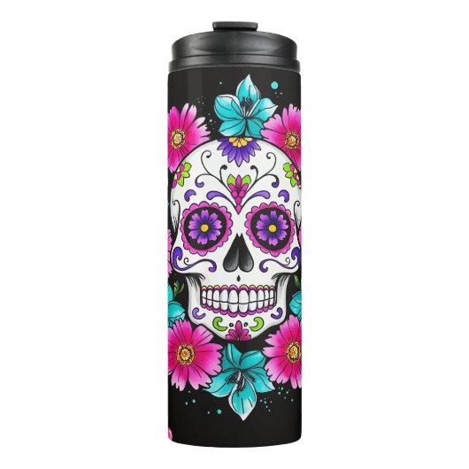 糖芸術的スカル タンブラー (正面)