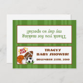 糖菓のバッグの上層のオールスター緑 インビテーションポストカード (正面/裏面)