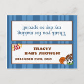 糖菓のバッグの上層のオールスター青 インビテーションポストカード (正面)