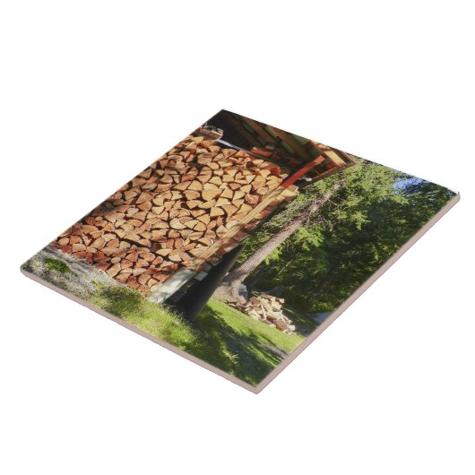 糖菓の火のための木製の山 タイル (側面)