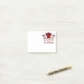 糖菓のAppetitのシェフの帽子、ナイフおよびフォークのモノグラム ポストイット (デスク上)