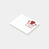 糖菓のAppetitのシェフの帽子、ナイフおよびフォークのモノグラム ポストイット (アングル)