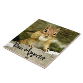 糖菓のAppetitのシマリスTrivet タイル (側面)