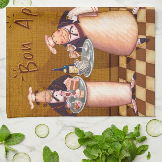 糖菓Appétit キッチンタオル (折り畳み)