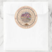 糖蜜クッキー大カスタマイズ ラウンドシール (バッグ)