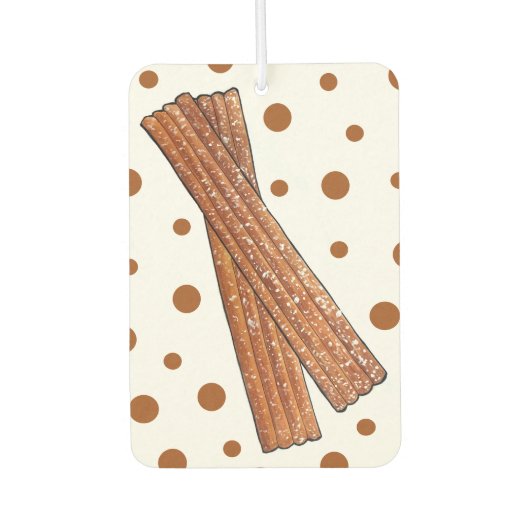 糖質チャーロ揚げ生地ペストリースペインの食品 カーエアーフレッシュナー (正面)