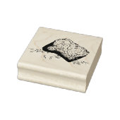 糖質ベイグネットペストリールイジアナフランスのスタイル食品 ラバースタンプ (スタンプ)