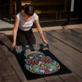 糖鮮やかスカル ヨガマット