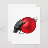 糞虫のホリデーカード シーズンカード (正面/裏面)