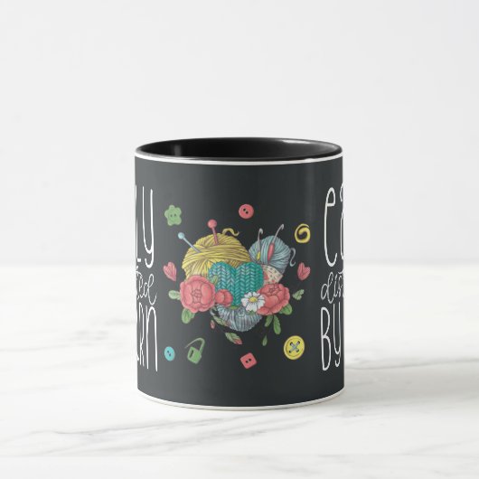 糸おもしろい切れマグに容易に気を取られる マグカップ (中央)