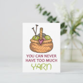 糸が多すぎる ポストカード (スタンド正面)