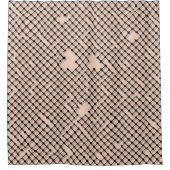 糸くず釣り網シャワーカーテン シャワーカーテン (正面)