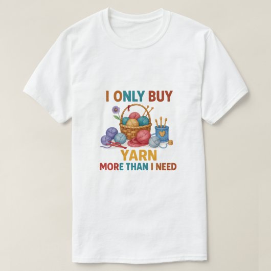 糸だけ買だ Tシャツ (デザイン正面)