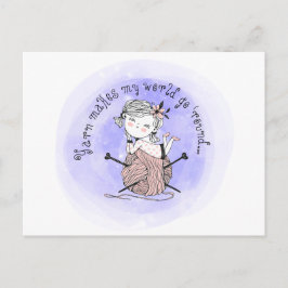 糸で世界を作る ポストカード