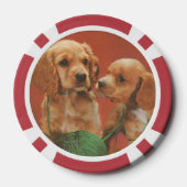 糸と愛情、コッカースパニエル犬遊 ポーカーチップ (裏面)