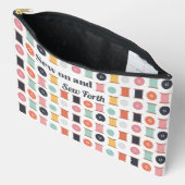 糸と裁縫ボタンキルターのスプール アクセサリーポーチ (見開き)