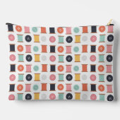 糸と裁縫ボタンキルターのスプール アクセサリーポーチ (裏面)