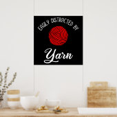 糸に容易に気を取られる ポスター (キッチン)