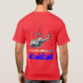 糸に込めた誇り 赤 Tシャツ (裏面)