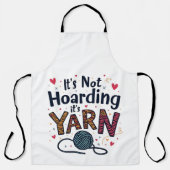 糸のクロシェもしーギフトニットではない エプロン (正面)