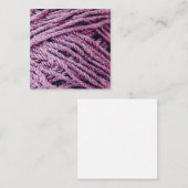 糸のクローズアップフォトカスタム コーリングカード (正面/裏面)