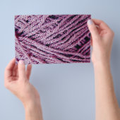 糸のクローズアップフォトカスタム チラシ (ハンドル)