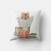 糸のスプールのテーラーマウス クッション (裏面)