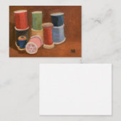 糸のスプール ノートカード (正面/裏面)