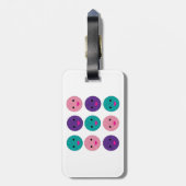 糸のボールかわいいかわいい ラゲッジタグ (裏面縦)