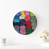 糸の串 ラージ壁時計 (ホーム)