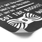 糸の大きなボール編み針編み細工チョークのテクスチャ ポスター (角)