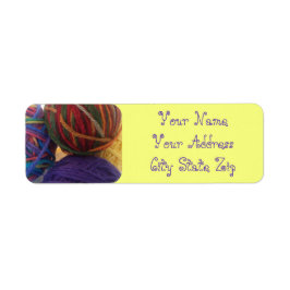 糸の玉住所 シール