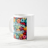 糸の糸もしを入れてない コーヒーマグカップ (正面左)