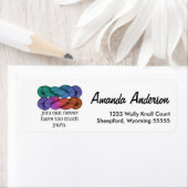 糸の編み物が過ぎることはないおもしろい ラベル (インサイチュ)