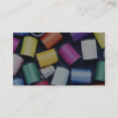 糸の美しいスプール 名刺 (裏面)