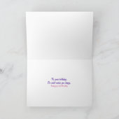 糸の誕生日ボール カード (内部)