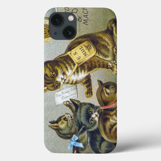 糸の貿易カード1880年 Case-Mate iPhoneケース (裏面)